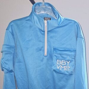 1/2 zip technical sweater